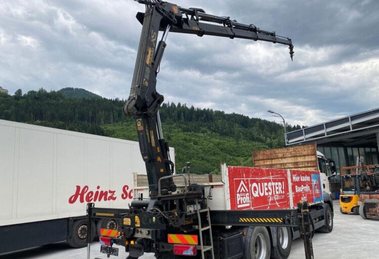 Кран-манипулятор Hiab XS 166 на базе MAN TGS 26.400 в аренду в бресте